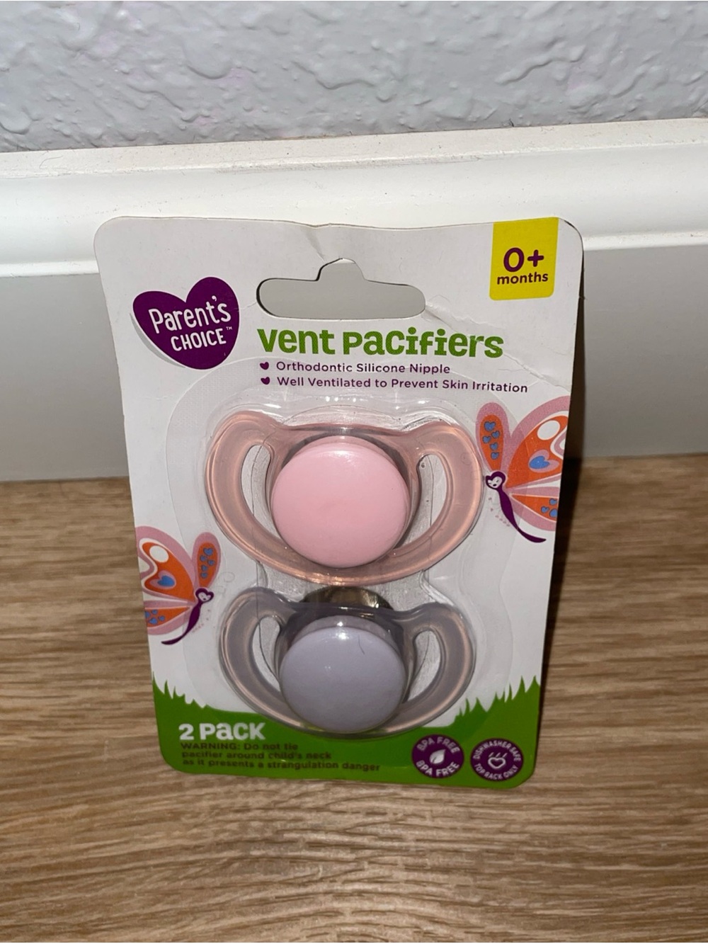 Parent’s Choice Vent Pacifiers 0m+